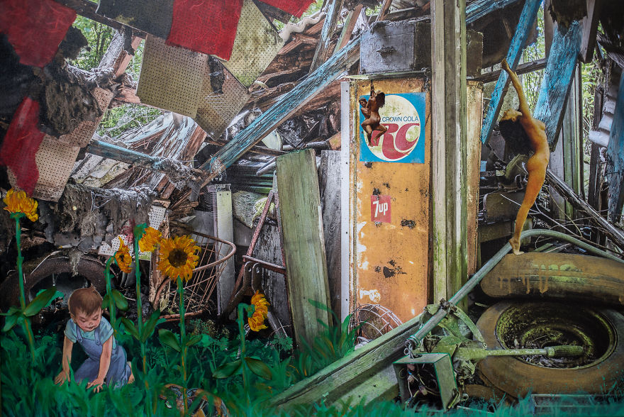 Vintage Magazines + Abandoned Spaces Fuel Unique Artistic Collaboration Vintage Magazines + Abandoned Spaces Fuel Unique Artistic Collaboration