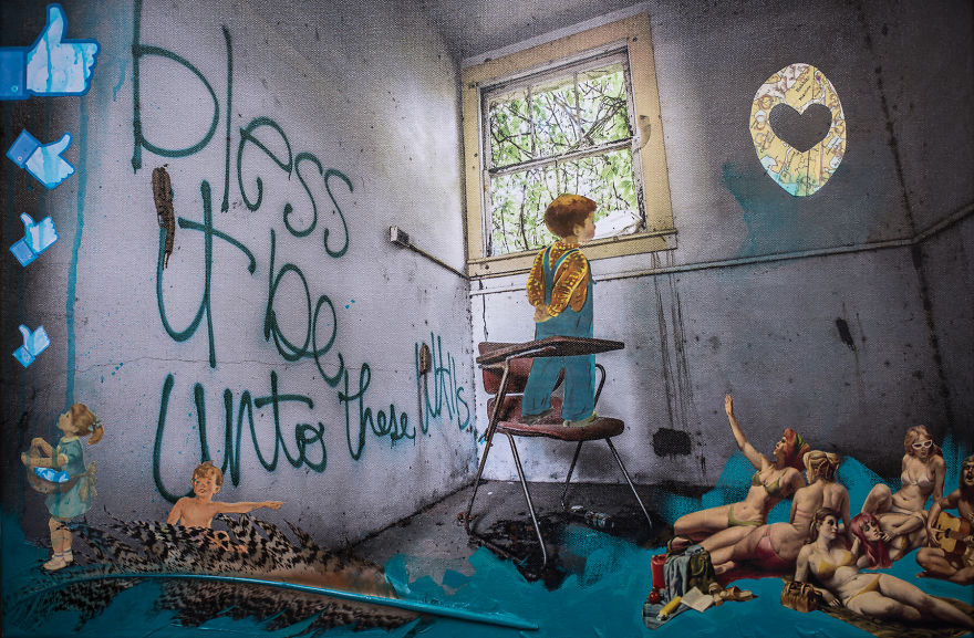 Vintage Magazines + Abandoned Spaces Fuel Unique Artistic Collaboration Vintage Magazines + Abandoned Spaces Fuel Unique Artistic Collaboration