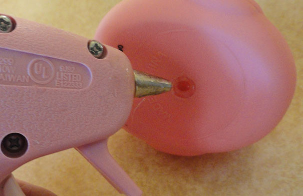 Use A Hot Glue Gun To Seal Bath Toys