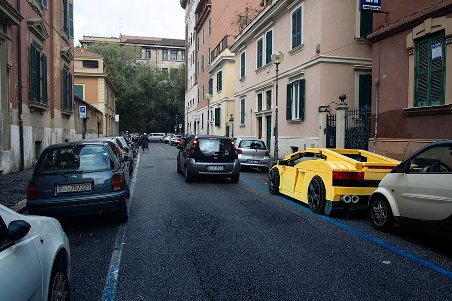 LEGO Vehicles Take Over The Streets Of Rome