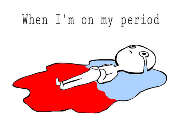 Image result for period pain meme