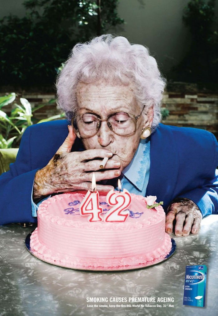 Smoking Causes Premature Aging