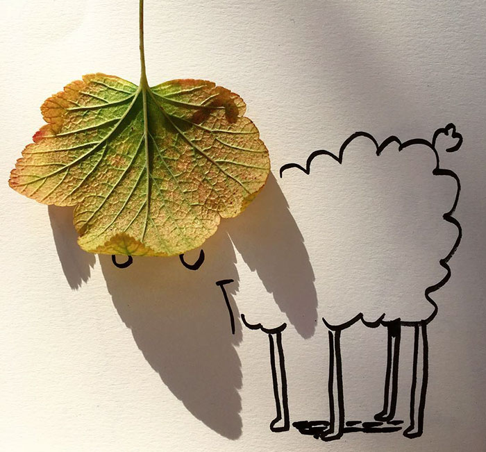 Artist Turns Shadows Of Everyday Objects Into Fun Illustrations (15 Pics)