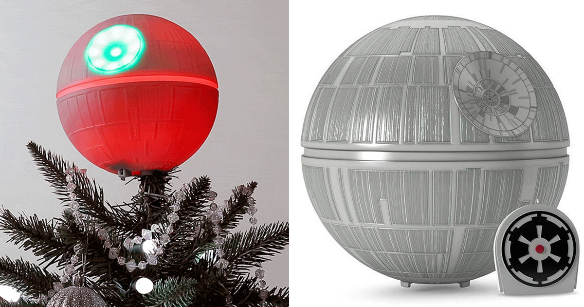 Death Star Christmas Tree Topper Will Make You Switch To The Dark Side This  Christmas | Bored Panda