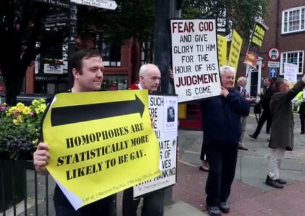 Chester Homophobes Doth Protest Too Much...