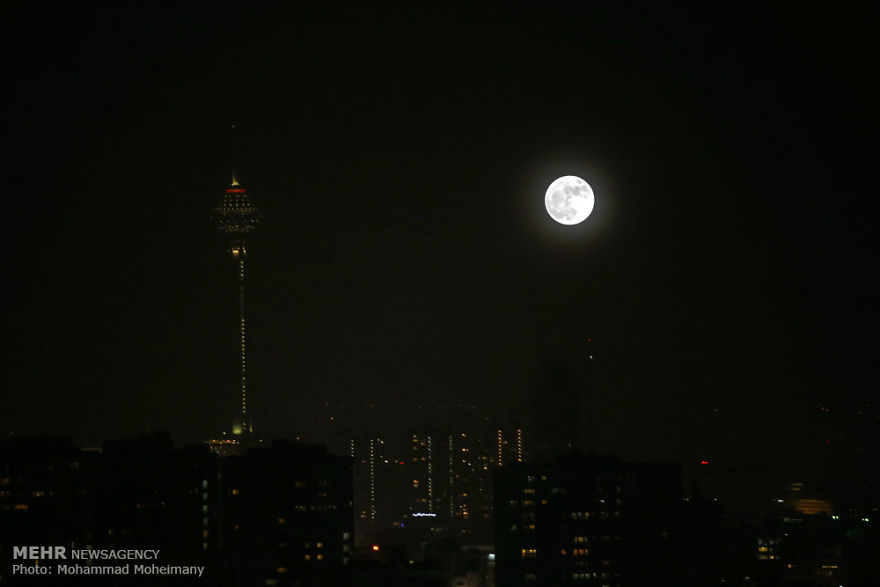 Supermoon In Iran
