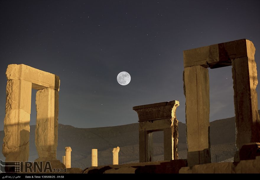 Supermoon In Iran