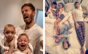 Este padre de 4 hijas se niega a endulzar sus fotos de Instagram y conquista internet