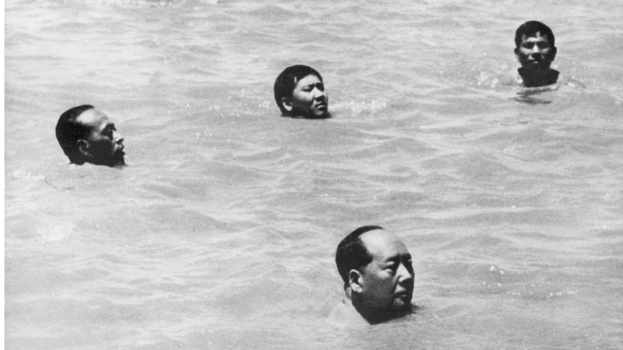Chairman Mao Swims In The Yangtze, 1966