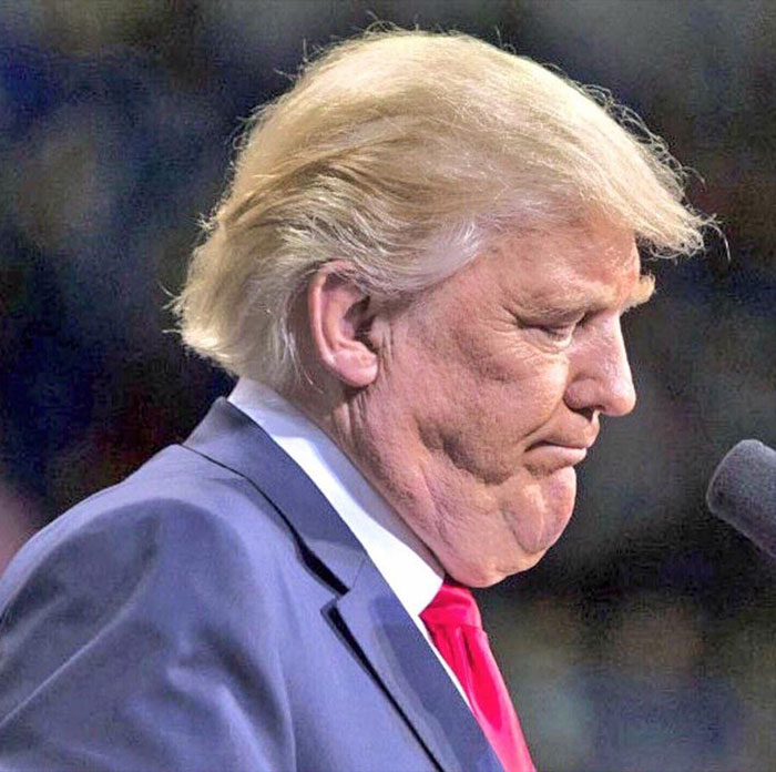 Image result for trump neck