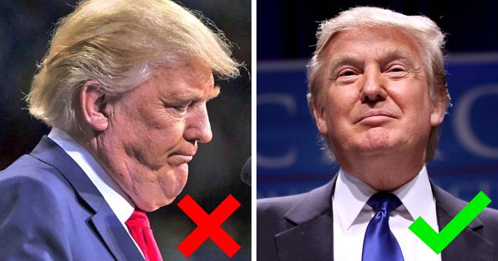 Cuando Trump pidió que no se publicaran fotos suyas con papada poco favorecedora, esta fue la respuesta de internet