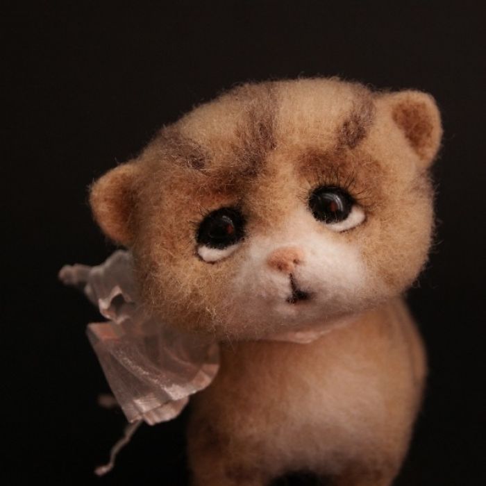 Сute Needle Felted Toys By Anna Klyukina