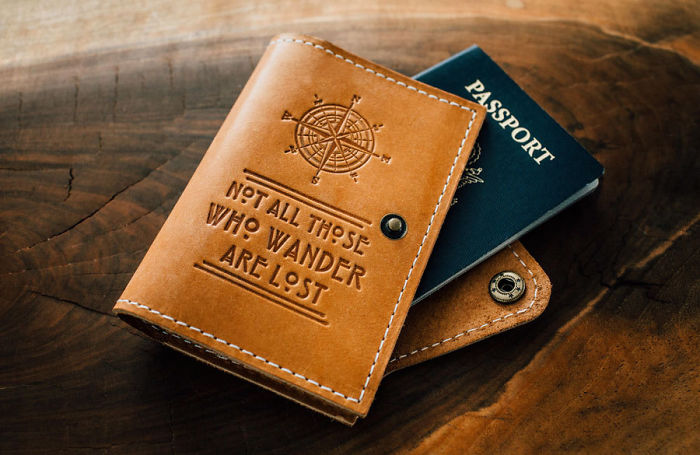 Lord Of The Rings Quote Passport Cover