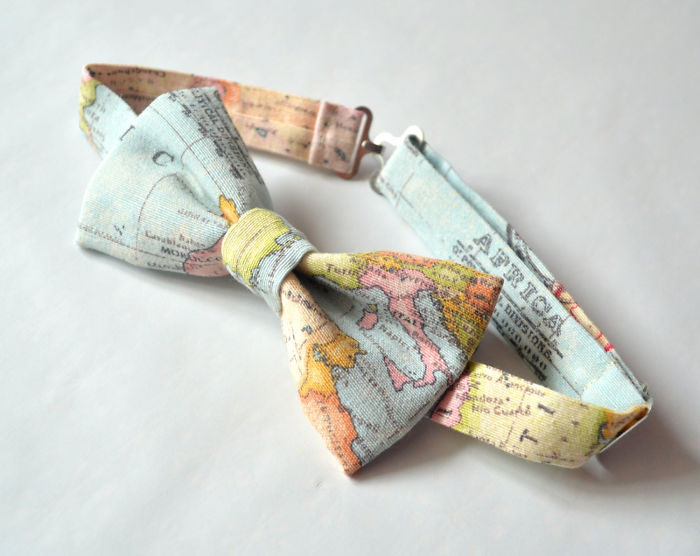 World Map Bow Tie