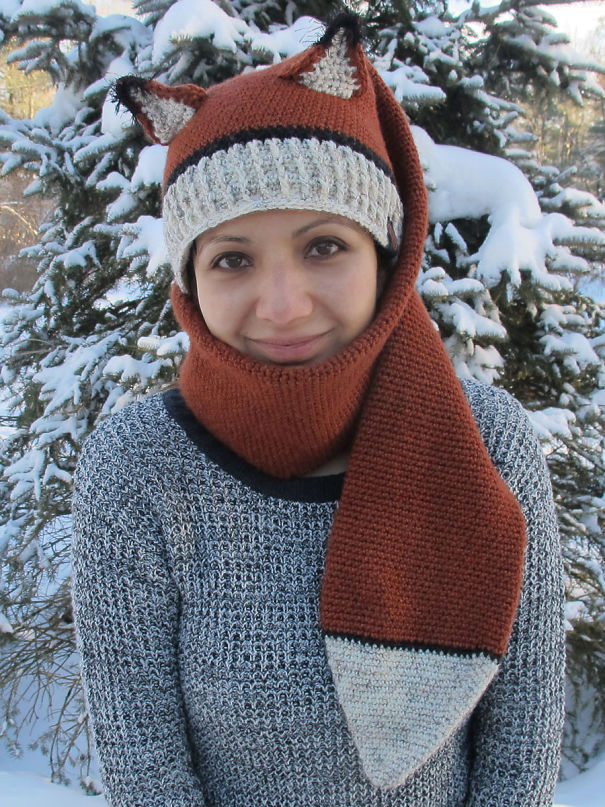 Fox Scarf And Hat