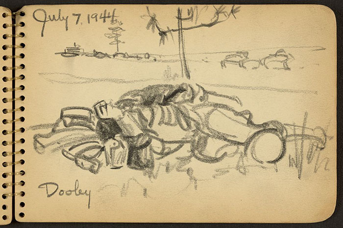 Soldier Lying On The Ground While Stationed At Fort Jackson, South Carolina