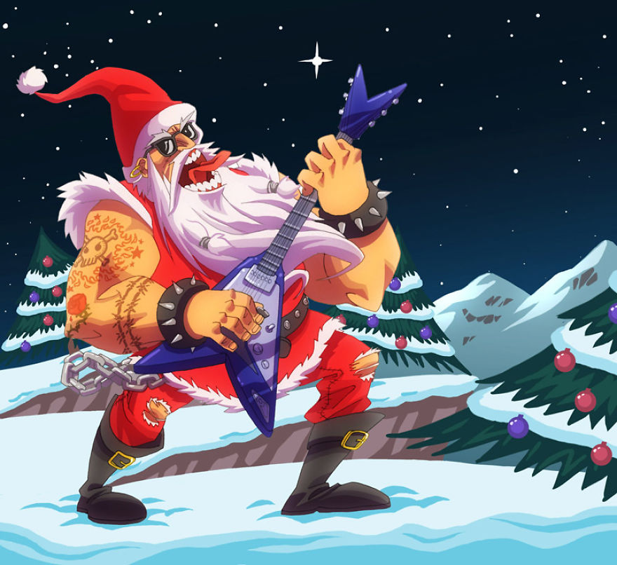 The Best (and Weirdest) Santa Fan Art On The Internet The Best (and Weirdest) Santa Fan Art On The Internet