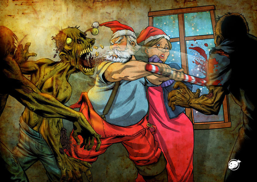 The Best (and Weirdest) Santa Fan Art On The Internet The Best (and Weirdest) Santa Fan Art On The Internet