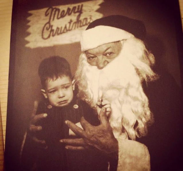 Looks Like Santa Just Got Released From The Penitentiary. Is Anyone Else Going To Have Nightmares Over Those Hands?