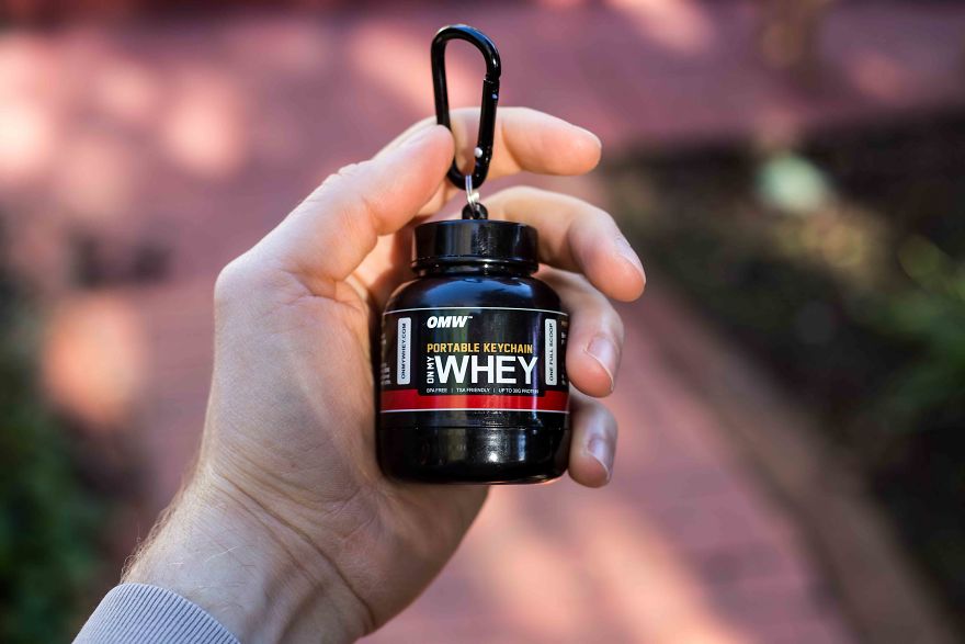 Onmywhey Keychain - So That You're Never Without Protein Onmywhey Keychain - So That You're Never Without Protein