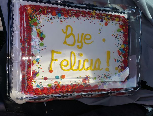 Farewell Cake For A Coworker Who Was Moving Out Of State.