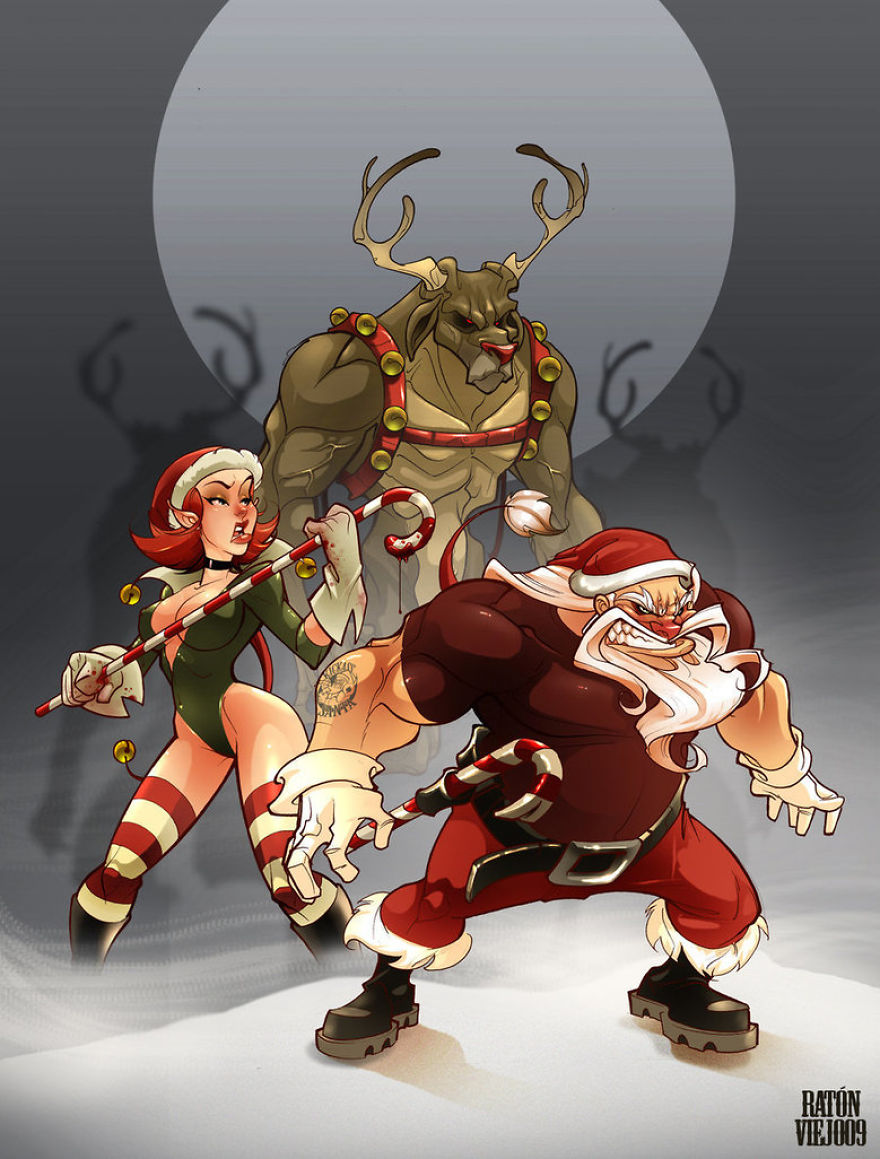 The Best (and Weirdest) Santa Fan Art On The Internet The Best (and Weirdest) Santa Fan Art On The Internet