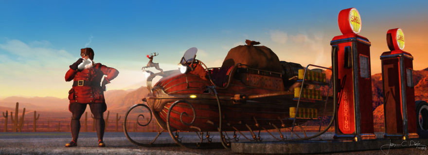 The Best (and Weirdest) Santa Fan Art On The Internet The Best (and Weirdest) Santa Fan Art On The Internet
