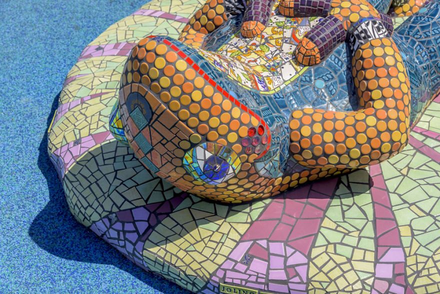 It Took Me 4 Years To Create One-Of-A-Kind Mosaic Play Structure For Underserved Children
