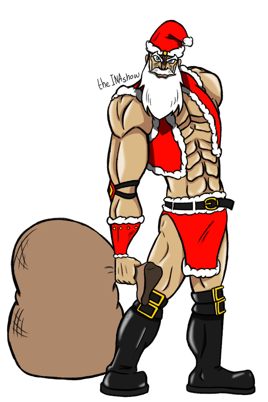 The Best (and Weirdest) Santa Fan Art On The Internet The Best (and Weirdest) Santa Fan Art On The Internet