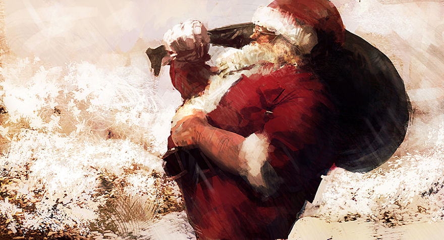 The Best (and Weirdest) Santa Fan Art On The Internet The Best (and Weirdest) Santa Fan Art On The Internet