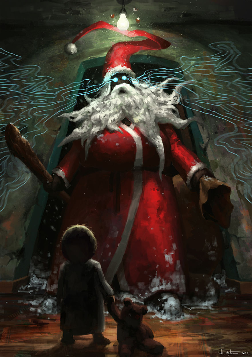The Best (and Weirdest) Santa Fan Art On The Internet The Best (and Weirdest) Santa Fan Art On The Internet
