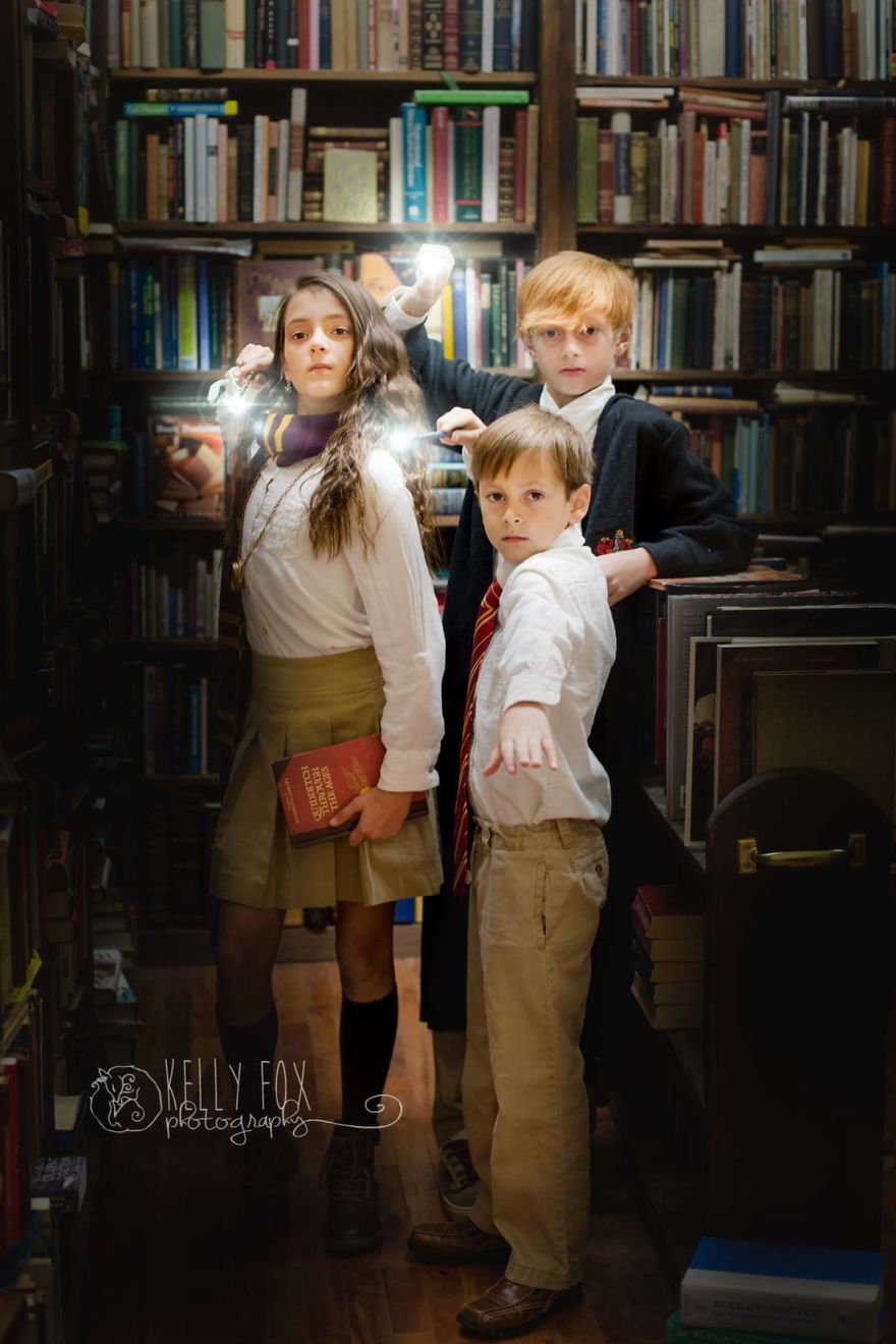 Beautiful Harry Potter Family Photoshoot