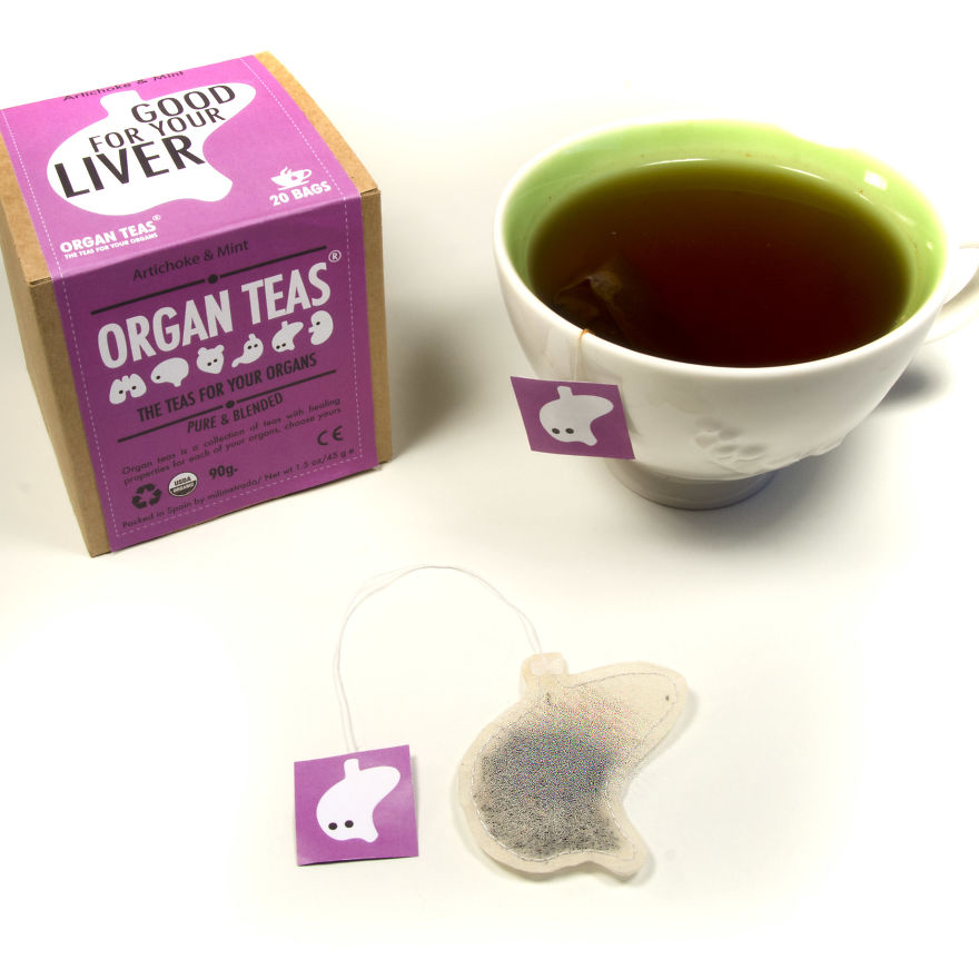 We Make Herbal Tea Bags That Look Like Organs