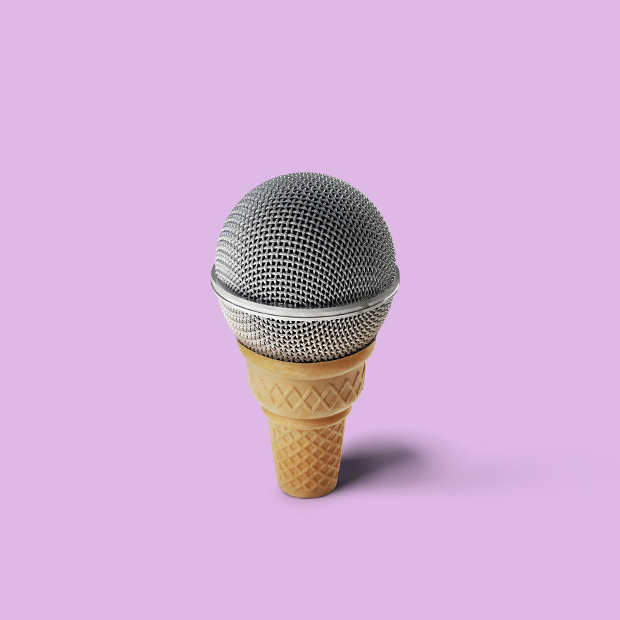 Cone + Microphone