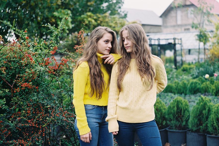 ''yellow Twins'' - Photo Session By Georgian Talented Photographer Mariam Berodze.
