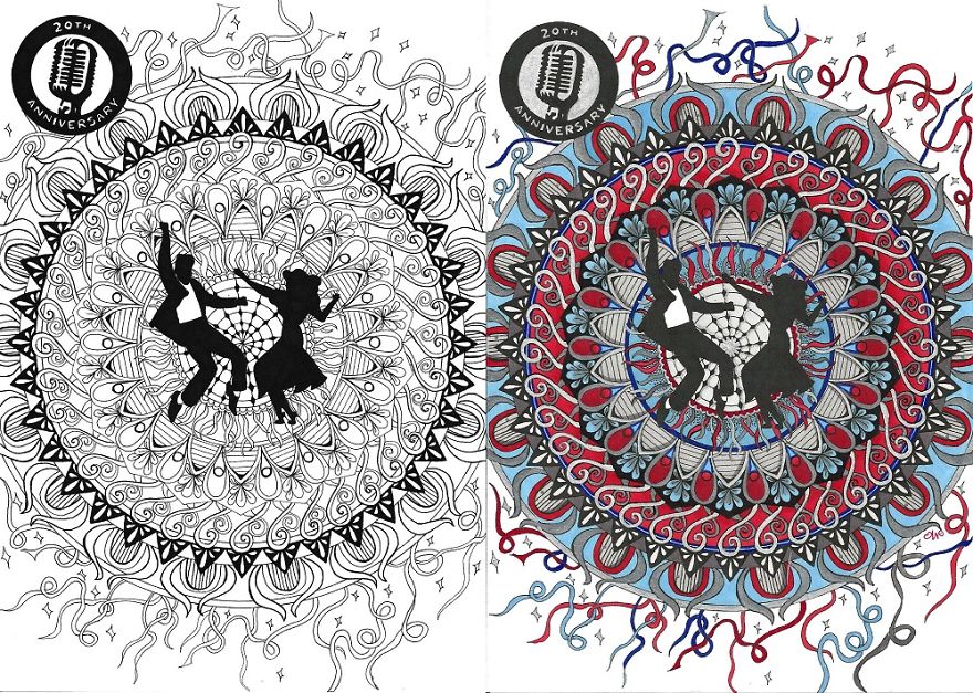 Straight No Chaser Superfan Draws Mandala Colouring Pages To Commemorate 20th Anniversary