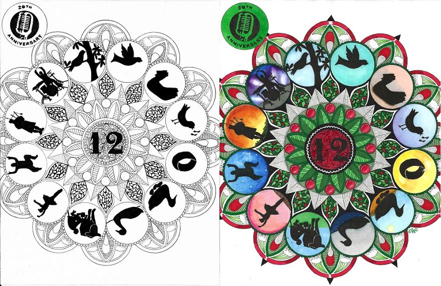 Straight No Chaser Superfan Draws Mandala Colouring Pages To Commemorate 20th Anniversary