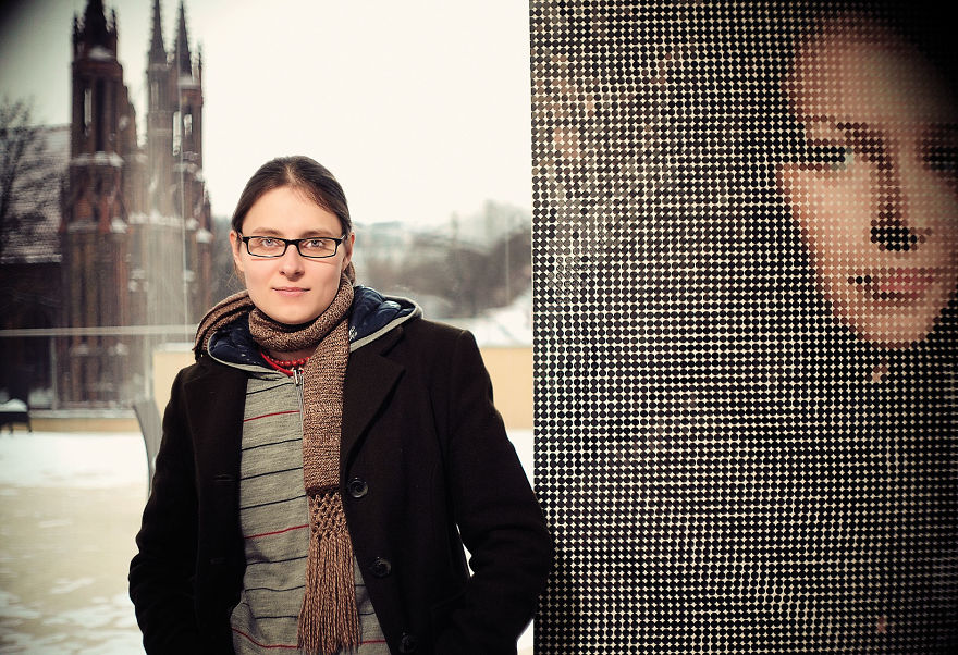 Hand-Painted Pixel Portraits
