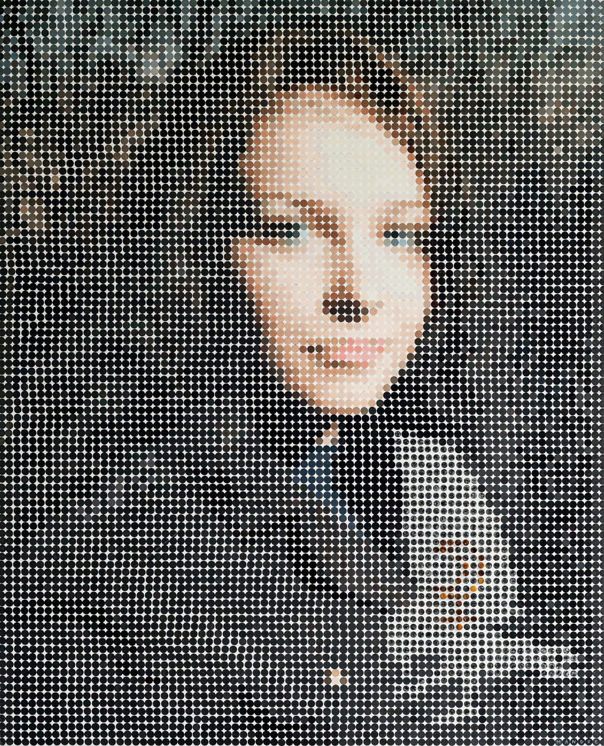 Hand-Painted Pixel Portraits