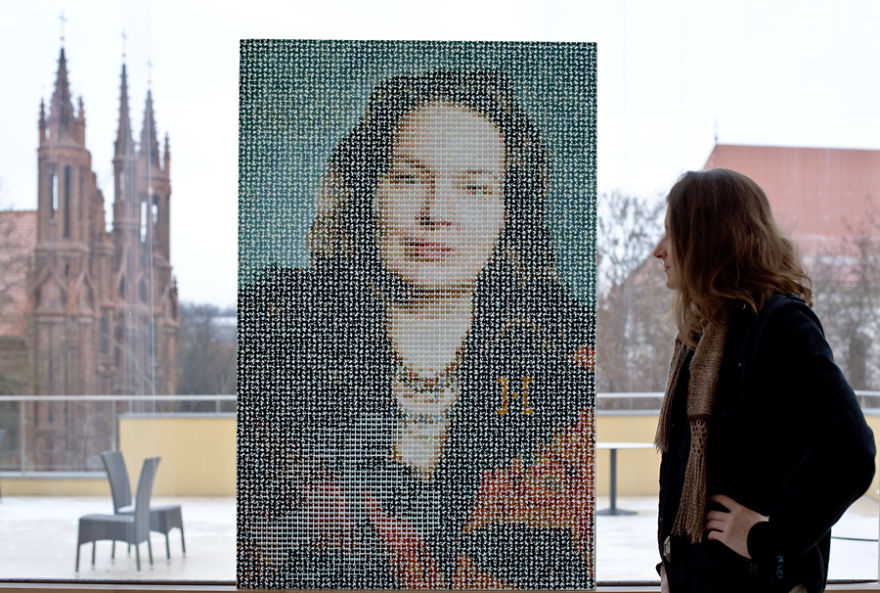 Hand-Painted Pixel Portraits