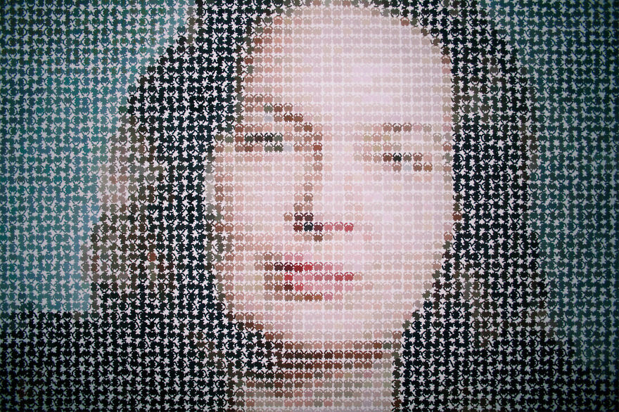 Hand-Painted Pixel Portraits