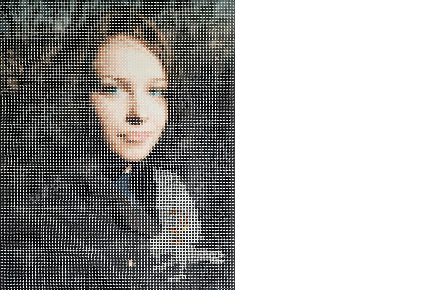 Hand-Painted Pixel Portraits