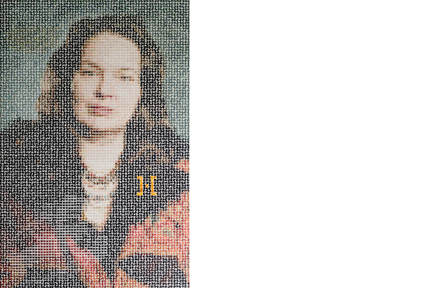 Hand-Painted Pixel Portraits