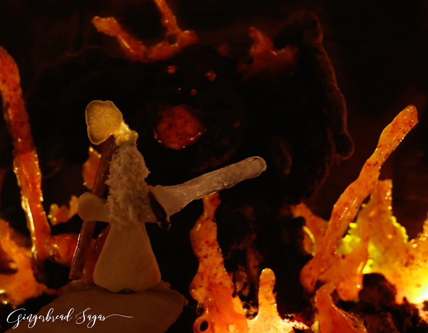 I Recreate Iconic Scenes In Gingerbread