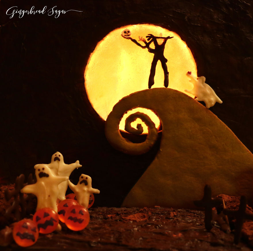 I Recreate Iconic Scenes In Gingerbread