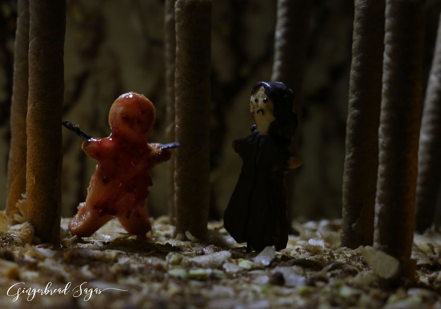 I Recreate Iconic Scenes In Gingerbread