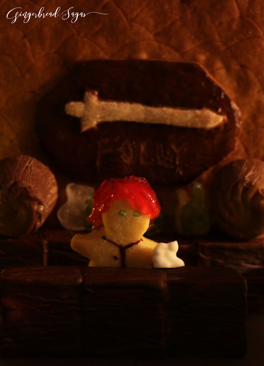 I Recreate Iconic Scenes In Gingerbread