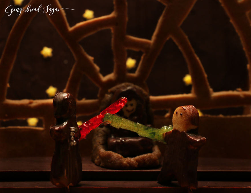 I Recreate Iconic Scenes In Gingerbread