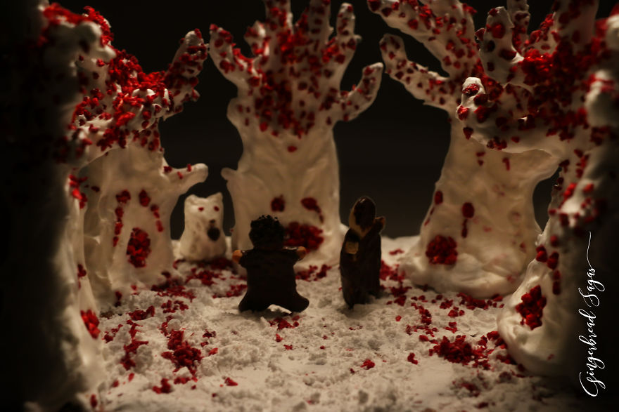 I Recreate Iconic Scenes In Gingerbread