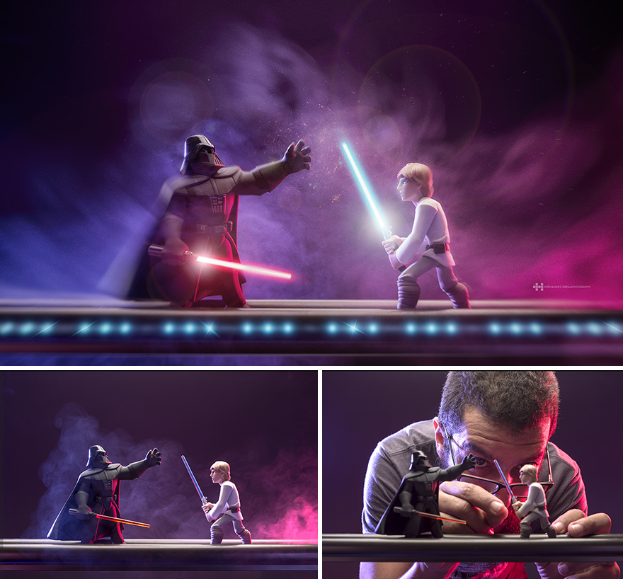 I Use The Force Photographing Toys